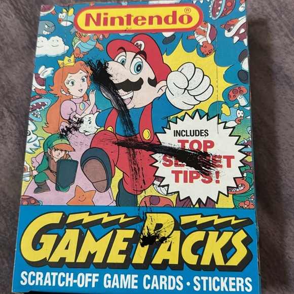 Vintage Nintendo Game Packs Full Box. Individual packs are unopened. 48 packs. - Picture 2 of 4